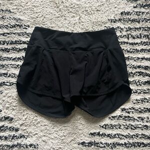 Black Lululemon Speed up shorts